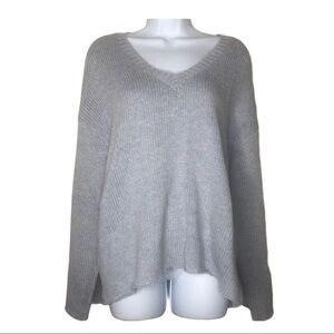 John+Jenn lace up knitted sweater size L